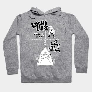 El ataque de los tiburón.mono Hoodie